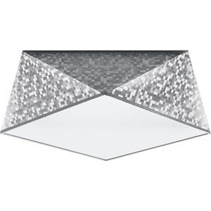 Stropní svítidlo ve stříbrné barvě 35x35 cm Koma – Nice Lamps obraz
