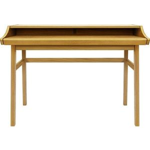 Pracovní stůl v dekoru dubu se sekretářem 44x115 cm Carteret – Woodman obraz