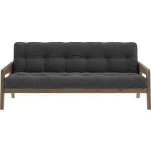 Šedá manšestrová rozkládací pohovka 204 cm Grab - Karup Design obraz