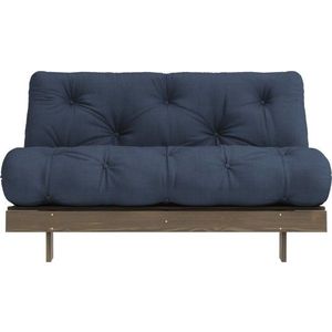 Tmavě modrá rozkládací pohovka 140 cm Roots – Karup Design obraz