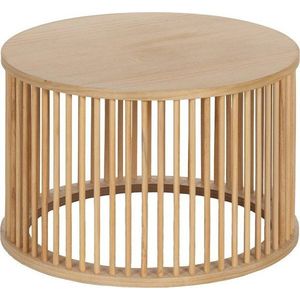 Kulatý konferenční stolek v dekoru borovice v přírodní barvě ø 60 cm Stick – Ixia obraz