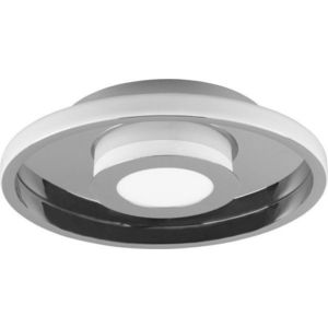 Kovové LED stropní svítidlo v leskle stříbrné barvě ø 30 cm Ascari – Trio obraz