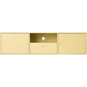 Světle žlutý TV stolek 161x42 cm Mistral – Hammel Furniture obraz