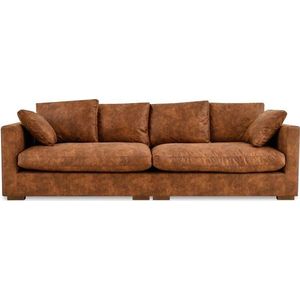 Koňakově hnědá pohovka 266 cm Comfy – Scandic obraz