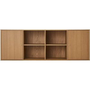 Nízká závěsná komoda v dekoru dubu v přírodní barvě 176x61 cm Mistral – Hammel Furniture obraz
