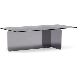 Šedý skleněný konferenční stolek 60x120 cm Zaren – Kave Home obraz