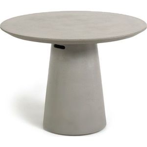 Betonový venkovní jídelní stůl Kave Home Itai, ⌀ 120 cm obraz