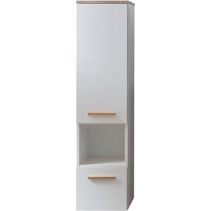 Bílá vysoká závěsná koupelnová skříňka 30x123 cm Set 931 - Pelipal obraz