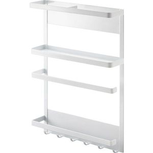 Velký bílý magnetický držák do kuchyně YAMAZAKI Tower Magnetic Side Rack obraz