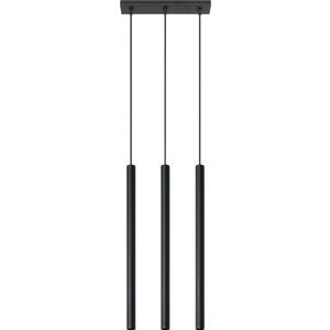 Černé závěsné svítidlo Nice Lamps Fideus, délka 30 cm obraz