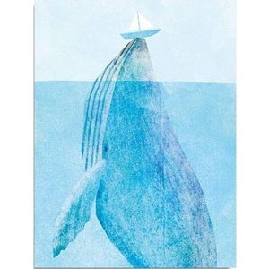 Nástěnný obraz na plátně Whale, 30 x 40 cm obraz