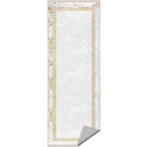 Koberec běhoun v bílo-zlaté barvě 80x200 cm – Mila Home obraz