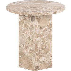 Mramorový kulatý odkládací stolek ø 50 cm Naxos – Actona obraz