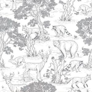 Papírová dětská tapeta 100 cm x 280 cm Animals – Dekornik obraz