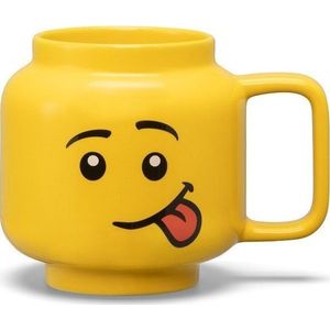 Žlutý keramický dětský hrnek 530 ml Head – LEGO® obraz