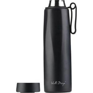 Černá termoska 500 ml Fuori – Vialli Design obraz