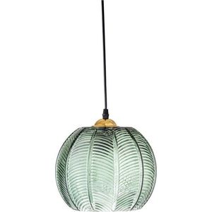 Zelené závěsné svítidlo se skleněným stínidlem ø 22 cm Adar – Bloomingville obraz