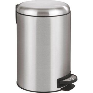 Pedálový odpadkový koš ve stříbrné barvě Wenko Leman, 12 l obraz