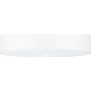 Bílé stropní svítidlo se skleněným stínidlem ø 60 cm Herra – Nice Lamps obraz