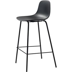 Černá plastová barová židle 92, 5 cm Whitby – Unique Furniture obraz