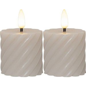 LED svíčky v sadě 2 ks (výška 7, 5 cm) Flamme Swirl – Star Trading obraz