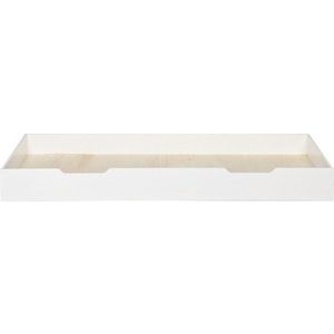 Bílá spodní zásuvka pro postel WOOOD Nikki, 200 × 90 cm obraz