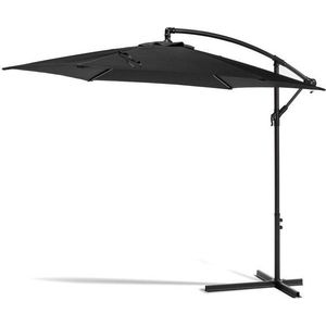 Černý slunečník bez podstavce Bonami Essentials Happy Sun, ø 300 cm obraz