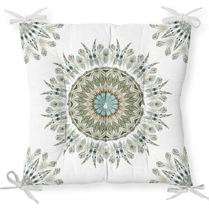 Podsedák na židli Minimalist Cushion Covers Ethnic Boho Mandala, 40 x 40 cm obraz