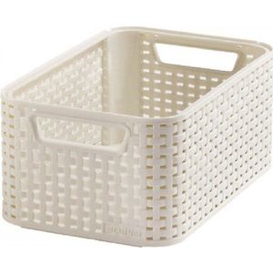Krémový plastový úložný box 19x28, 5x13 cm Style – Curver obraz