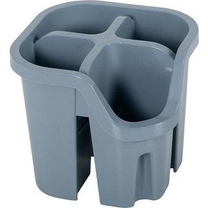 Šedý odkapávač na příbory z recyklovaného plastu Addis Eco Range obraz
