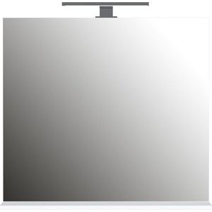 Nástěnné zrcadlo s osvětlením a poličkou 76x75 cm – Germania obraz