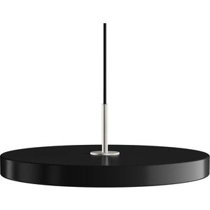 Černé LED stmívatelné závěsné svítidlo s kovovým stínidlem ø 43 cm Asteria Plus Medium – UMAGE obraz