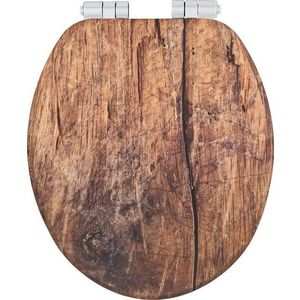 Záchodové prkénko s automatickým zavíráním 37 x 43 cm Rustic – Wenko obraz