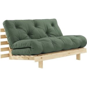 Zelená rozkládací pohovka 140 cm Roots - Karup Design obraz