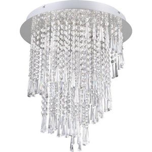 LED stropní svítidlo ve stříbrné barvě ø 45 cm Pomp – Trio obraz