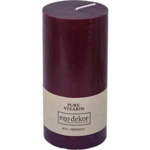Vínově červená svíčka Eco candles by Ego dekor Friendly, doba hoření 50 h obraz