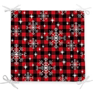 Vánoční podsedák s příměsí bavlny Minimalist Cushion Covers Eve, 42 x 42 cm obraz