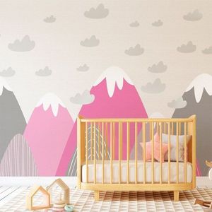 Nástěnná samolepka Ambiance Scandinavian Giant Mountains Elika obraz