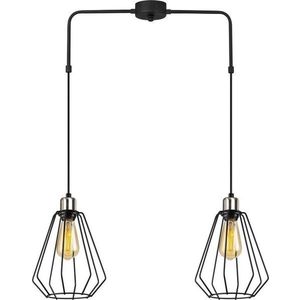 Černé kovové závěsné svítidlo Opviq lights Straton obraz