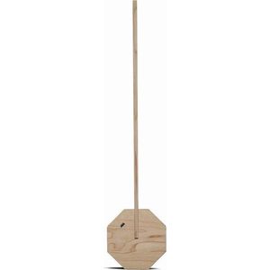 Světle hnědá LED stolní lampa (výška 38 cm) Octagon One – Gingko obraz