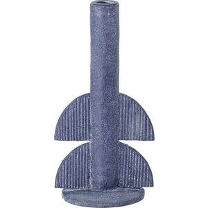 Modrý svícen Bloomingville Bess, výška 22 cm obraz