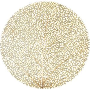 Prostírání ve zlaté barvě Tiseco Home Studio, ⌀ 38 cm obraz