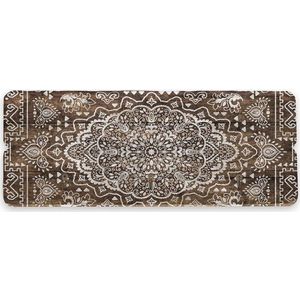 Nástěnný věšák z borovicového dřeva Tierra Bella Mandala, 50 x 20 cm obraz