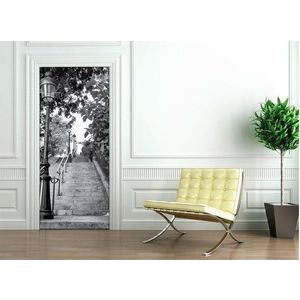 Adhezivní samolepka na dveře Ambiance Parisian Stairs obraz