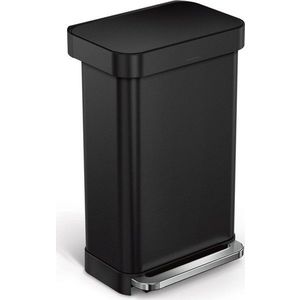 Pedálový ocelový odpadkový koš 45 l - simplehuman obraz