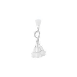 Bílé závěsné svítidlo ø 25 cm Rene – Nice Lamps obraz
