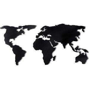 Nástěnná mapa 120x60 cm Silhouette – Bystag obraz