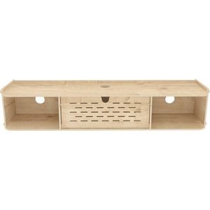 TV stolek v dekoru dubu v přírodní barvě 116, 5x19, 5 cm Sima – Kalune Design obraz