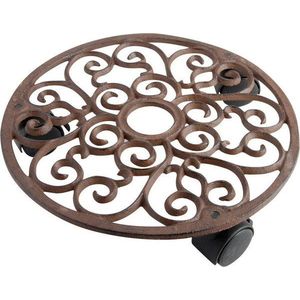 Kovový pojízdný podstavec pod květináč ø 29 cm – Esschert Design obraz