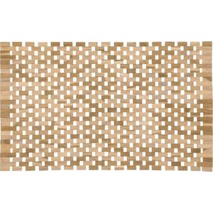 Dřevěná koupelnová předložka Kave Home Azuray, 40 x 60 cm obraz